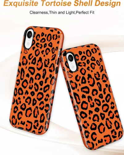 Vista 583 de Jusy Funda compatible con MagSafe con estampado de caparazón de tortuga marrón para iPhone 7/8/SE, cubierta protectora de TPU suave magnética