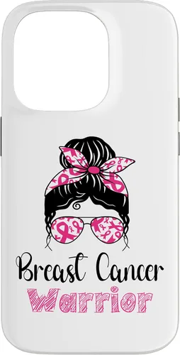 Vista 17 de iPhone 16 Breast Cancer Warrior Breast Cancer Awareness Case
