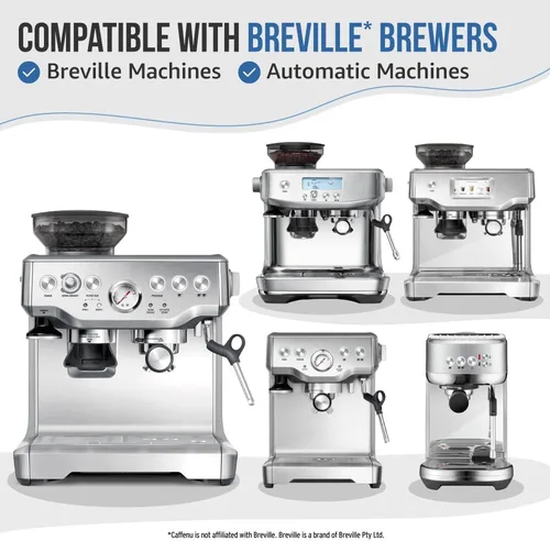 Vista 7 de Caffenu Kit de limpieza y descalcificación para máquinas de café espresso Breville Complete cleaning and descaling kit for Breville espresso