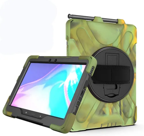 Vista 9 de Funda para Samsung Galaxy Tab Active Pro 10.1 T540 T545 T547, grado militar [probada en caídas de 15 pies] Funda protectora de cuerpo completo a
