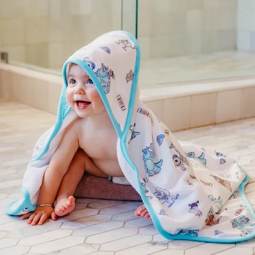 Vista 185 de Copper Pearl Toallas de baño con capucha, toallas de baño de tela de rizo de primera calidad con capucha, bolsillos y diseños geniales, ideales