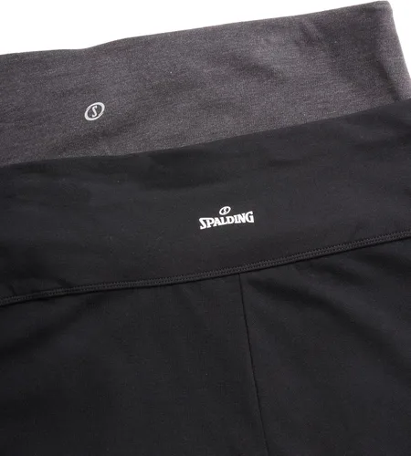 Vista 4 de Spalding Pantalones de yoga para mujer, paquete de 2 pantalones de entrenamiento ajustados o corte de bota leggings de alto desperdicio, no se