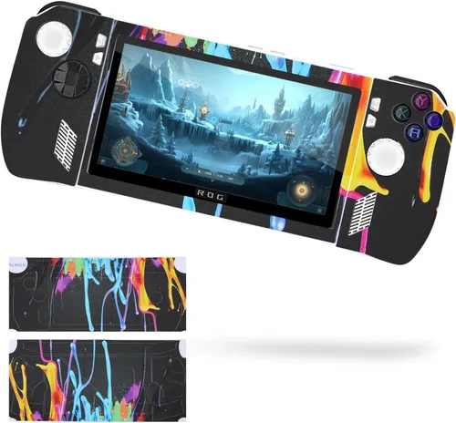 Vista 4 de Calcomanía protectora para ROG Ally, calcomanías personalizadas para ROG Ally Gaming Handheld, 2023 nueva calcomanía para consola