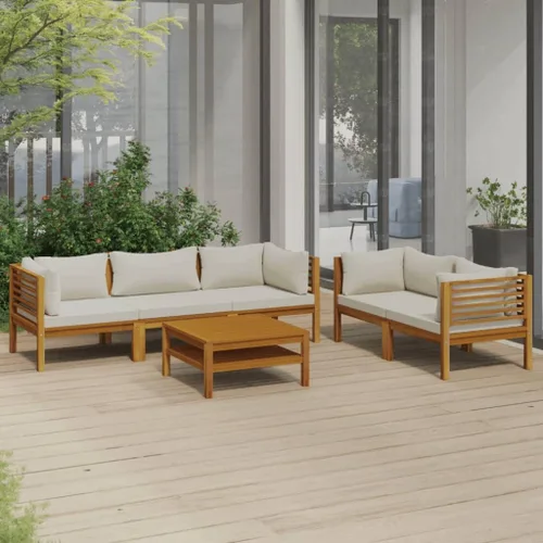 Vista 26 de Juego de 5 piezas para patio con cojín, juego de muebles de sofá, resistente a la intemperie, adecuado para uso en exteriores, requiere montaje Gris