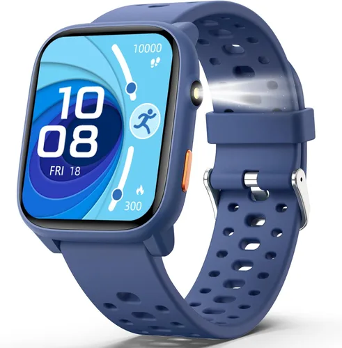 Vista 10 de MgaoLo Reloj Inteligente para Niños 1.85" Actualizado - Rastreador de Actividad con Monitor de Ritmo Cardíaco y Sueño, Más de 100 Modos Deportivos