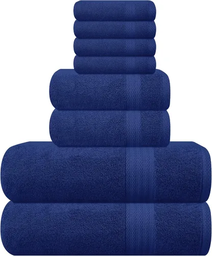 Vista 53 de GLAMBURG Juego de 2 Sábanas de Baño Extra Grandes de Algodón Premium de 700 GSM - 100% Algodón Peinado - 2 Sábanas de Baño 35x70 pulgadas - Calidad