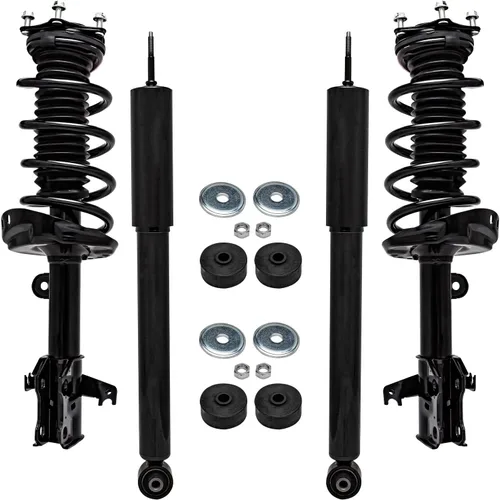 Vista 35 de Detroit Axle - Kit de amortiguadores de 4 puntales para Ford Escape 14-19, 2 puntales delanteros con resorte helicoidal 2 amortiguadores traseros
