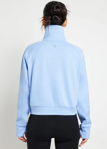Vista 5 de BALEAF Women's Half Zip Sweatshirt Fleece Pullover Long Sleeve Stand Collar Crop Sweatshirts with Pockets Thumb Hole