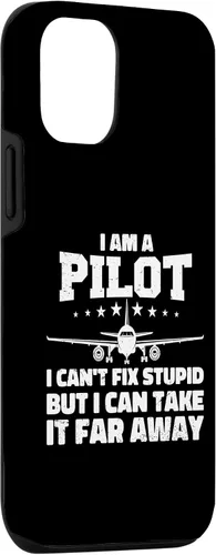 Vista 3 de iPhone 14 Pilot Design For Men Women Aviation Airplane Pilot Funny Case