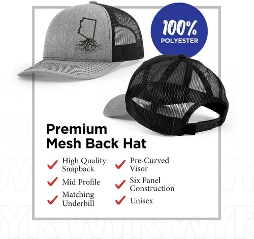 Vista 3 de WYR Wear Your Roots - Gorra de béisbol para camionero