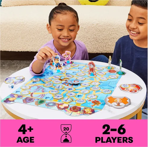 Vista 2 de PAW Patrol: The Movie, Paquete de 4 Juegos de Adventure City Memory Match, Pop-Up, Dominó de Madera y Juegos Lookout, Juguetes de PAW Patrol