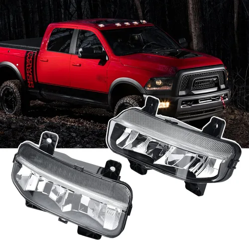 Vista 5 de Lochnchn Kit de cableado de luz antiniebla LED con soporte de lámpara, interruptor de cables compatible con Dodge Ram 2500 3500 2019-2022 lámpara