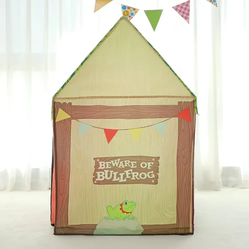 Vista 7 de Tienda de campaña y luces para niños, casa de juegos interior para niños, 28 x 39 x 43 pulgadas