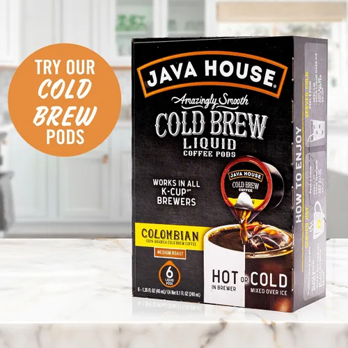 Vista 9 de Java House Botellas de café frío listas para beber, café con leche de caramelo salado, paquete de 12 botellas de 8 onzas, 100% café arábica