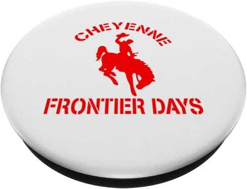 Vista 2 de Rodeo Wild Western Cheyenne Frontier Days - Camiseta PopSockets intercambiable PopGrip