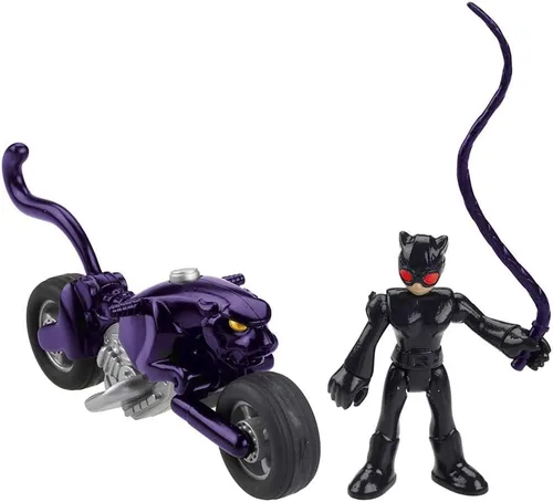 Vista 2 de Imaginext, DC Super Friends, Calles de Gotham, Catwoman y Ciclo