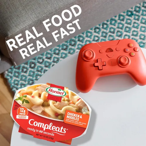 Vista 12 de HORMEL COMPLEATS - Bandeja para microondas de pollo y fideos, 7.5 onzas (paquete de 7)