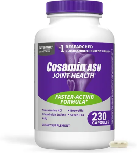 Vista 10 de Suplemento para la salud articular Cosamin Nutramax Laboratories ASU con glucosamina, condroitina y ASU para hombres y mujeres adultos, suplemento