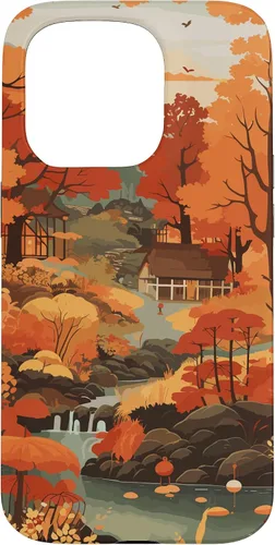 Vista 14 de Tema de otoño y coloridas hojas y árboles de otoño, colores de otoño para iPhone 16