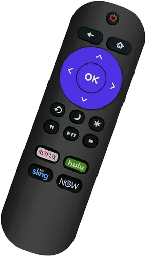 Vista 5 de Control remoto compatible con todos los televisores Sharp Roku LC-50LBU591U LC-50LBU711U LC-55LBU591U LC-55LBU711U LC-43LBU591U LC-32LB601U