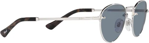Vista 11 de Persol PO2491S - Gafas de sol redondas, PlateadoAzul claro