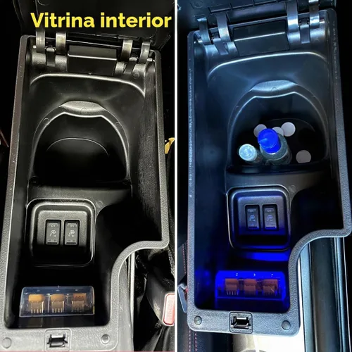 Vista 4 de para Nissan Juke Caja de Apoyabrazos de Consola de Doble Capa con Almacenamiento y 3 Puertos USB Reposabrazos de consola central para automóvil