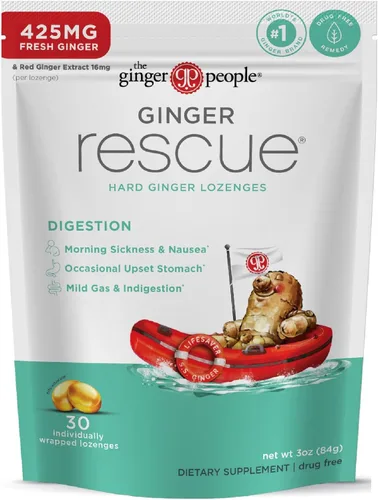 Vista 8 de Tabletas Rescue de The Ginger People, fuertes (10 unidades)