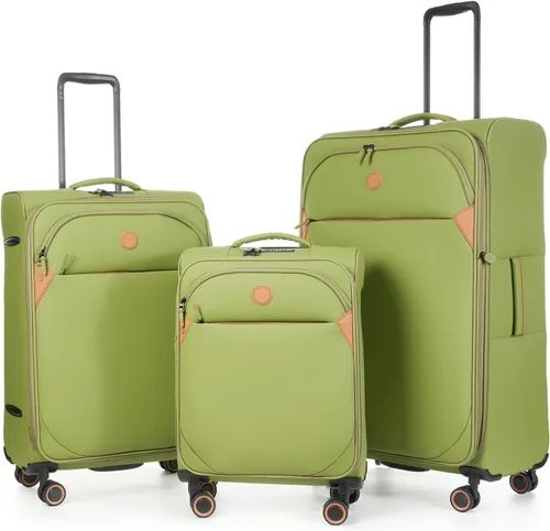 Vista 31 de Verage Cambridge - Maleta ligera con ruedas giratorias expandibles, Negro -, Conjuntos de equipaje negro Softside