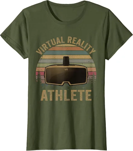 Vista 16 de Virtual Reality Athlete for VR Gamers Camiseta Asphalt Grey