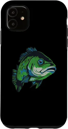 Vista 8 de iPhone 16 Small Mouth Cool Large Fisherman - Spotted Bass Fishing Case