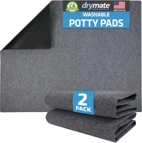 Vista 12 de Drymate Paquete de 2 almohadillas lavables para orina de perros (29"x36"), impermeables, absorbentes, antideslizantes, reutilizables, alfombrillas