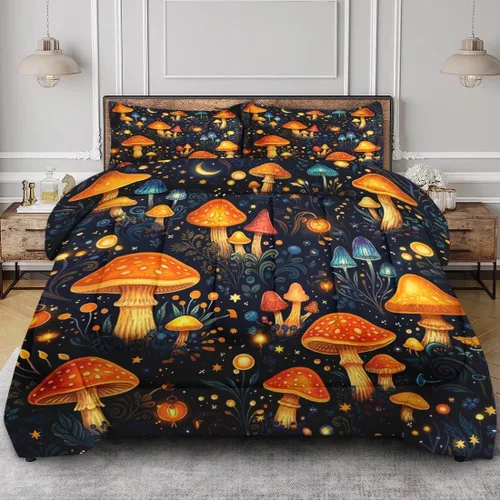 Vista 15 de Juego de edredón vintage con diseño de coche y león para niños, niños pequeños, adolescentes y adultos, tamaño individual, juego de ropa de cama