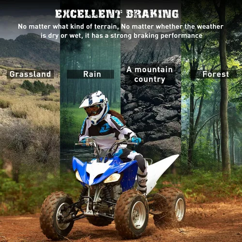 Vista 5 de Pastillas de Freno Delanteras y Posteriores para Yamaha Raptor 250 YFM250 YFM250R 2008-2012, Raptor 250 YFM250RSP Special Edition 2008