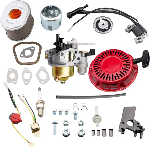 Vista 7 de Kit de ajuste de carburador con arrancador de retroceso ajustable para Honda GX160 GX200 GX140 GX120 y equipos de potencia con estos motores