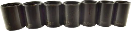 Vista 8 de 7pc 1/2" drive twist socket set/wheel lock nut remover/removal U.S.PRO AT136