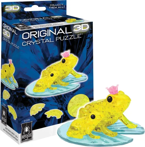 Vista 11 de Turtles - Rompecabezas de cristal 3D original estándar de BePuzzled, rompecabezas de cristal tridimensional y rompecabezas para rompecabezas