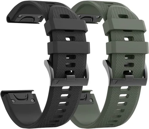 Vista 13 de NotoCity Compatible con Forerunner 935 Correa de reloj de silicona de repuesto para Fenix 5/Fenix 5 Plus/Fenix 6/Fenix 6 Pro/Forerunner