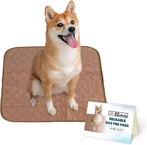 Vista 18 de EZwhelp Almohadillas reutilizables para orina de perro, almohadillas de entrenamiento impermeables para perros, lavables y sanitarias, esquinas