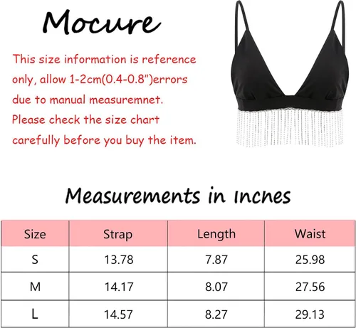 Vista 2 de Mocure Camiseta sin mangas holográfica reflectante metálica para mujer, para Rave Festival Club