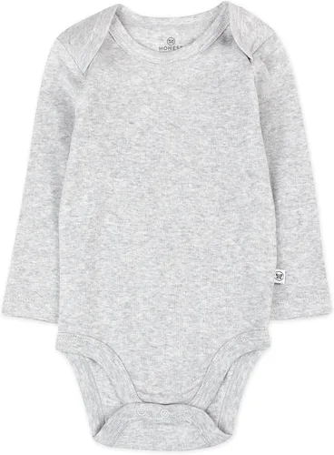 Vista 2 de HonestBaby Paquete de 5 mamelucos de manga larga para bebé, 100% algodón orgánico, unisex