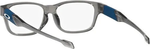 Vista 6 de Oakley Oy8021a - Marco cuadrado para lentes graduados de nivel superior para niños, lente demoahumado gris pulido