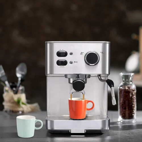 Vista 5 de homEdge Mini Taza de Espresso de Porcelana, 4 Onzas / 120 ml Pequeñas Tazas de Café Cerámicas Demitasse para Espresso, Té - Juego de 6