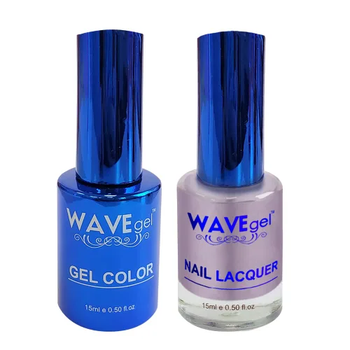 Vista 48 de WAVEGEL - Juego dúo de gel y esmalte de uñas a juego - Colección Royal - #001 ¡Blanco sobre blanco! I 0.5 onzas