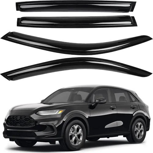 Vista 29 de AUXKO Protectores de lluvia para BMW X3 2018-2024 2025, 4 piezas de accesorios para viseras de ventilación de ventana, protector de lluvia con cinta