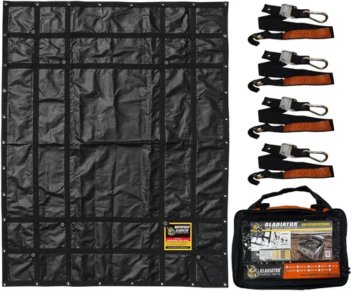Vista 10 de Red de carga impermeable de gladiador – Lona resistente para camioneta, cubierta impermeable, accesorios para barco, perfecta para pesca