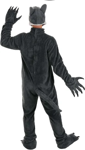 Vista 8 de elope Disfraz de lobo Jawesome para adultos, Varios
