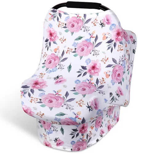 Vista 8 de Rquite Funda para Asiento de Coche Todo en Uno para Bebé, Fundas para Asiento de Coche para Niña y Niño, Funda Elástica y Suave para Asiento