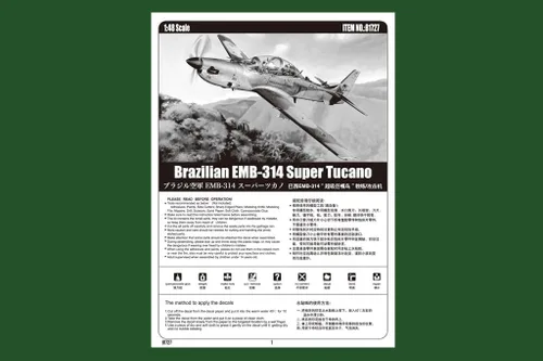 Vista 5 de Hobby Boss Brasileño EMB-314 Super Tucano