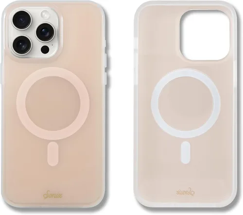Vista 24 de Sonix x Barbie Funda para iPhone 15 Pro Compatible con MagSafe Probada para caídas de 10 pies Golden Hour