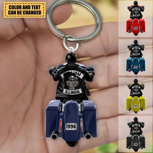 Vista 5 de cocokit Llavero personalizado de carreras de motos, llavero personalizado para parejas, llavero perfecto para parejas, regalo del día de San